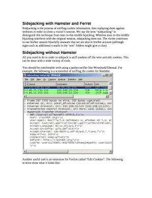Sidejacking with Hamster and Ferret