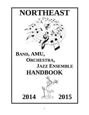 NORTHEAST BAND AND ORCHESTRA HANDBOOK