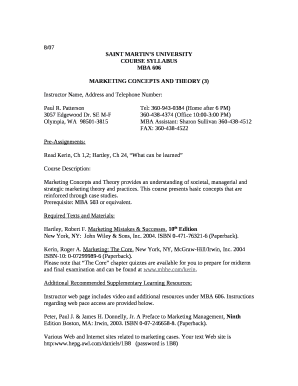 MARKETING CONCEPTS AND THEORY (3)