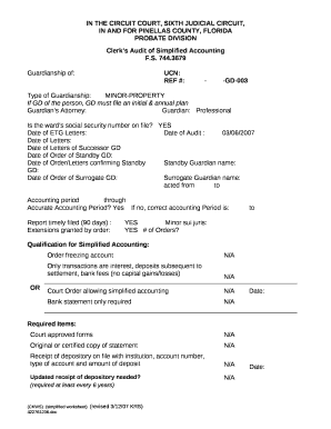 Clerks Audit ofAccounting Doc Template | pdfFiller