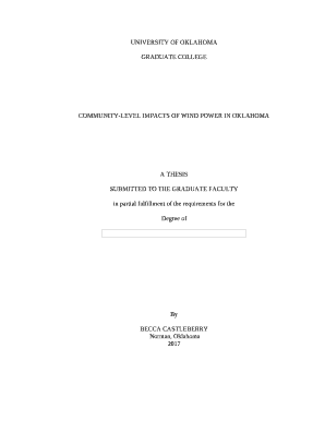 Community-level impacts of wind power in oklahoma