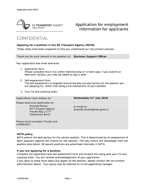 Applications close midday on: