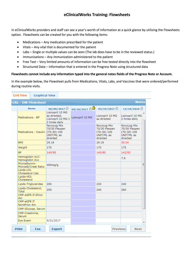 eclinicalworks templates Preview on Page 1