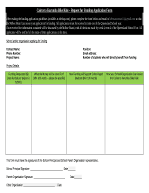 After reading the funding application guidelines (available at ridefnq