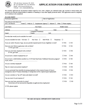 We consider applicants for all positions without regard to race, color, religion, sex, national origin, age, marital or veteran status, the presence of a non-job-related medical condition or handicap, or any other legally protected status