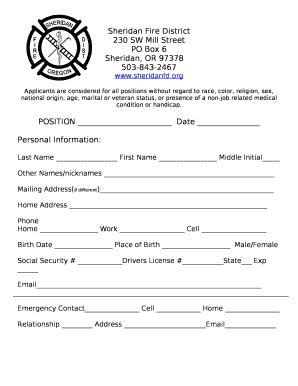 Sheridan Fire District