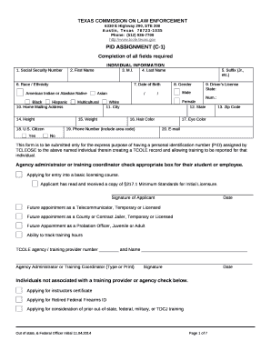 Texas Commission on Law Enforcement Chief Administrators Desk ...