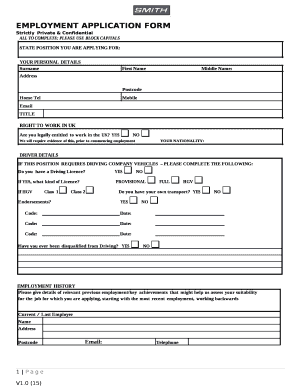 ALL TO COMPLETE: PLEASE USE BLOCK CAPITALS