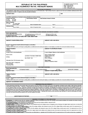 MULTICURRENCY RETAIL TREASURY BONDS