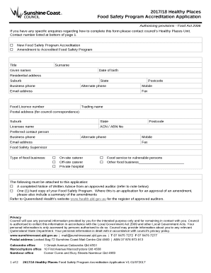 If you have any specific enquiries regarding how to complete this form please contact councils Healthy Places Unit