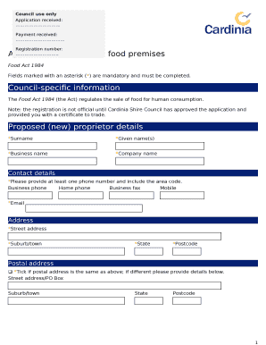 Council-specific information