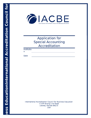 Special Accounting Accreditation