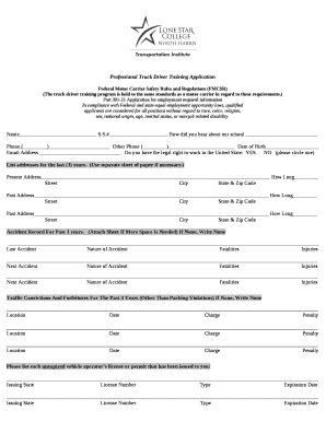 Professional Truck Driver Training Application