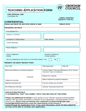 Please use black ink and write clearly or type(March 2012)