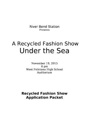 A Recycled Fashion Show