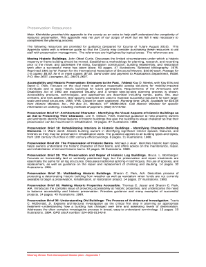 Preservation Resources