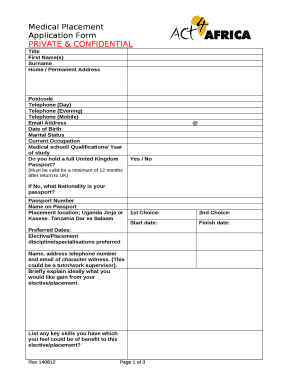 Home / Permanent Address