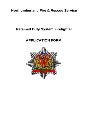 Retained Duty System Firefighter