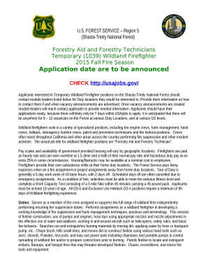 Forestry Aid and Forestry Technicians