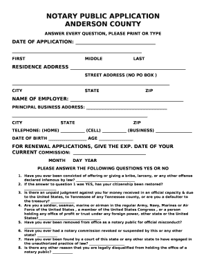 ANSWER EVERY QUESTION, PLEASE PRINT OR TYPE