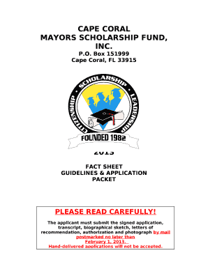 MAYORS SCHOLARSHIP FUND, INC