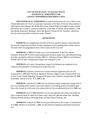 COUNTY TRANSPORTATION IMPACT FEES