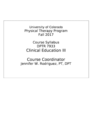 Clinical Education III