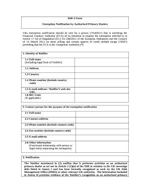 SSR-2 Form