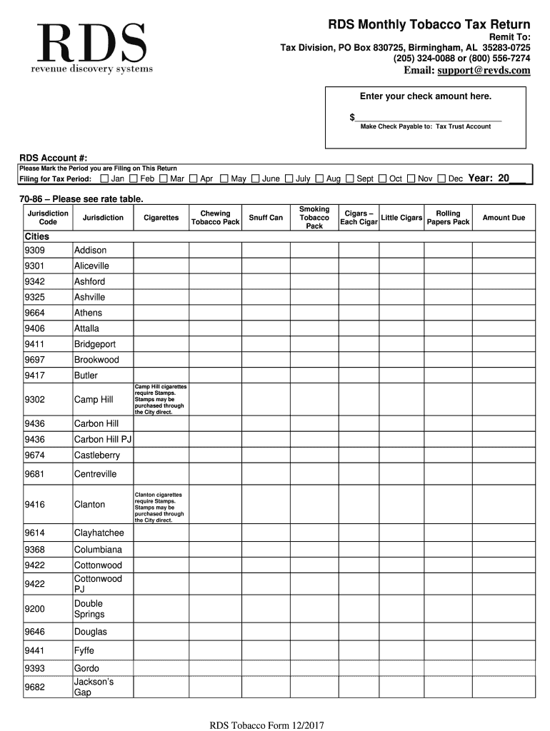 rds form Preview on Page 1