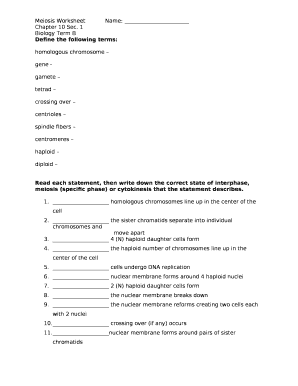 Homologous chromosome