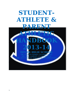 DOVER HIGH SCHOOL ATHLETIC OFFERINGS
