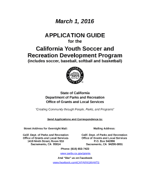 California Youth Soccer and template