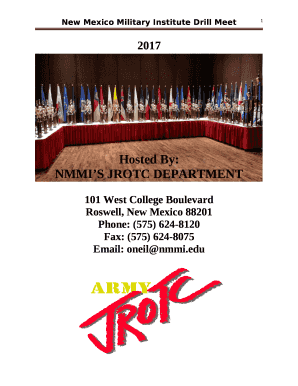 NMMIS JROTC DEPARTMENT template