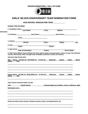 INDIANA BASKETBALL HALL OF FAME template