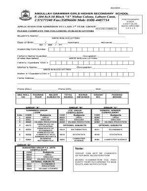 ABDULLAH GRAMMAR GIRLS HIGHER SECONDARYSCHOOL template