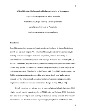 A Mixed Blessing: Market-mediated Religious Authority in Neopaganism