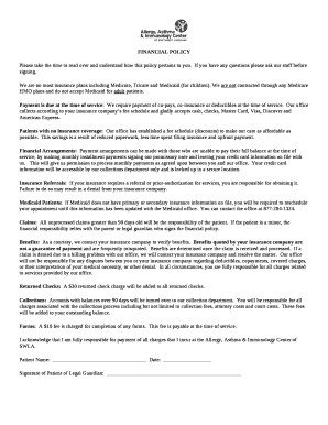 If you have any questions please ask our staff before signing template