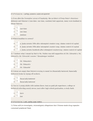 ap style quiz pdf