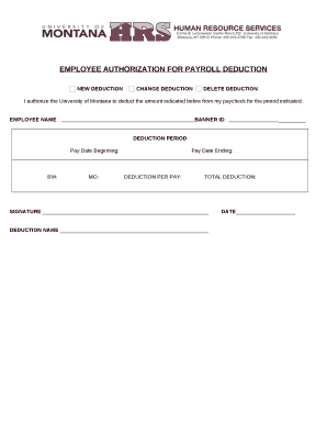 NEW DEDUCTIONCHANGE DEDUCTIONDELETE DEDUCTION