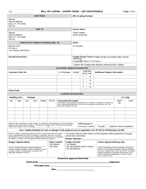 Network FOB template