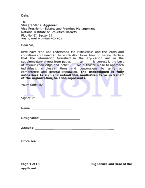 Vice President Estates and Premises Management template
