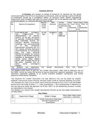 SUPPLIMENTARY ESTIMATE FOR COMPLETION OF IMPROVEMENT OF WATER SUPPLY TO 50 NO template