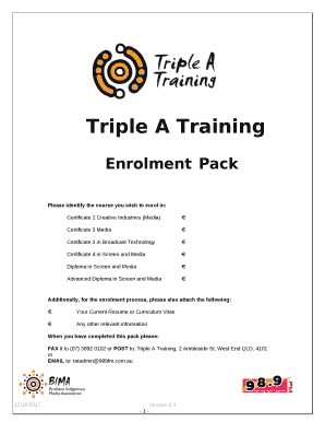 Triple A Training