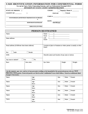 For use by Court, Clerk, Prosecuting Attorney, and Law Enforcement Personnel ONLY template
