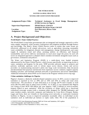 WATER GLOBAL PRACTICE