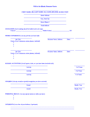 Form preview