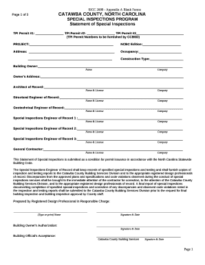 Page 1 of 3CATAWBA COUNTY, NORTH CAROLINA