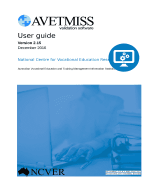 Australian Vocational Education and Training Management Information Statistical Standard