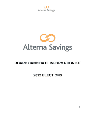 Letter from the Chair of the Nominating Committee