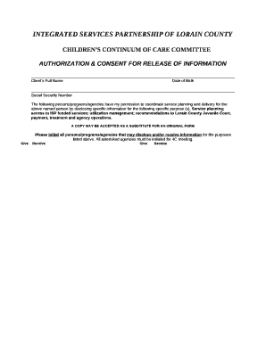 INTEGRATED SERVICES PARTNERSHIP OF LORAIN COUNTY